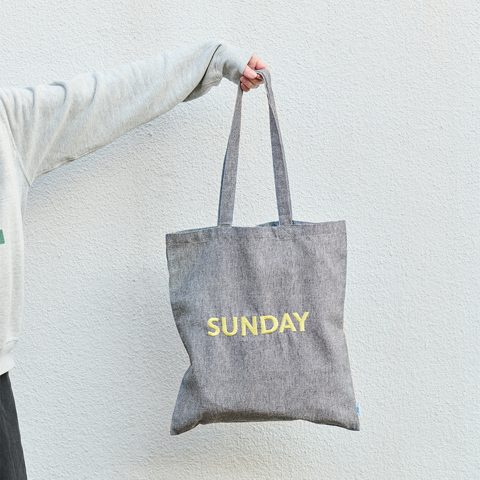【EC限定】アビチュアル SUNDAY 刺繍トートバッグ レッド【2026年SS新作】